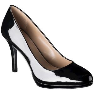 Black Patent Heel